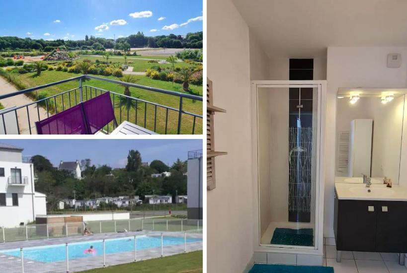 Appartement Devant La Plage Avec Piscine Concarneau Exteriér fotografie